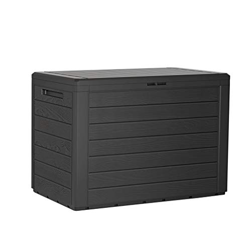 Kreher Kompakte Kissenbox/Aufbewahrungsbo x in Anthrazit 190 Liter Volumen. Robust, abwaschbar und einfach im Aufbau!