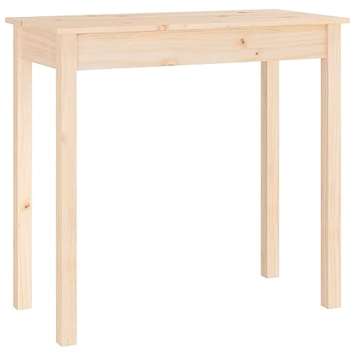 vidaXL Konsolentisch Konsole Beistelltisch Flurtisch Sideboard Ablagetisch Wandtisch Frisiertisch Holztisch 80x40x75cm Massivholz Kiefer