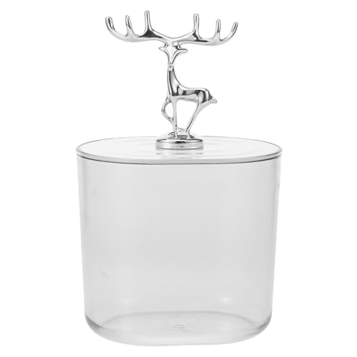 Amosfun 2st Aufbewahrungskiste Diverse Organisationskoffer Vorratsbehälter Für Getränkebeutel Kleine Fälle Joyero Para Mujer Tee Kaffee Zuckerdosen Bad Notwendigkeit Plastik Schreibtisch