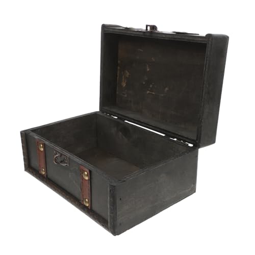 Tofficu Box Retro Vintage Wohnkultur Schatztruhe Dekoration Vintage Truhe Samhita Große Schmuckstücke Schmucktruhe Dekorative Pu Brautandenken Truhe Schmuckstücke Große