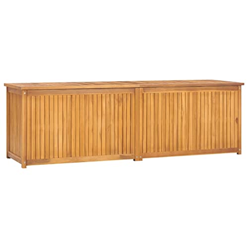 Lauuoeriau Möbelartikel Home Garden Box 175x50x55cm Massivholz Teak-Möbel