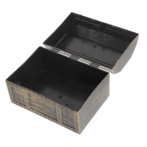 VOSAREA Box Schatztruhe Mini Piratentruhe Kinderspielzeug Vintage Kinderspielzeug Partydekorationen Mit Piratenthema Piratenpartydekorationen Piratendekorationen Partyplastik