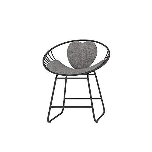 Moderne Tisch- Und Stuhlkombination, Zu Hause Wohnzimmer Metallschuh Bank for Küche, Bad, Schlafzimmer, Kind Oder Erwachsener (Color : H)