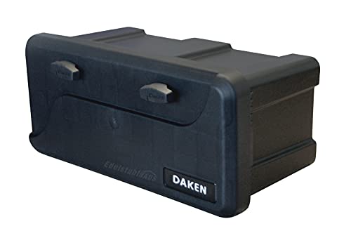 Deichselbox Blackit 2 - 550x250x295mm Anhängerbox Werkzeugkasten Anhänger Staukiste Werkzeugkiste Box 23L