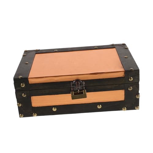 Alipis Box Holzkiste Aufbewahrung Retro Geburtstagsdekoration Für Mädchen Geburtstagsdekoration Für Jungen Nageldekoration Große Schatztruhe Kleine Truhe Kleine