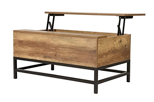 ALIDAM Konsolentisch Beistelltisch Couchtisch Klappfunktion Wohnzimmer Tisch Holz Sofa Truhe Truhentisch Holztisch Wohnzimmertisch