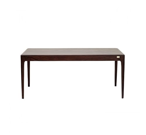 Kare Design Brooklyn Walnut Tisch, Esszimmertisch aus Massivem Sheesham-Holz, Dunkelbraun gebeizte Esstisch, (H/B/T) 76 x 175 x 90 cm, eiche