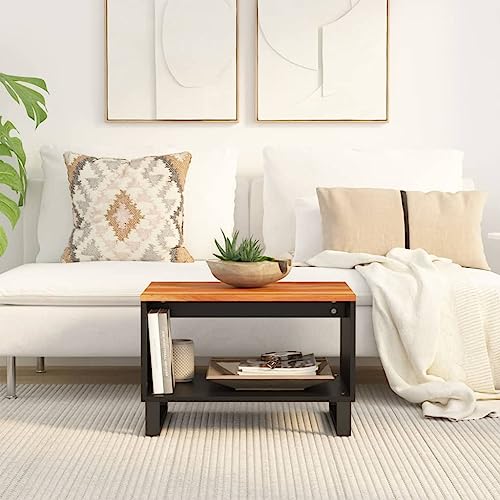 BUKSCYJS Sofa Tische Wohnzimmer,Truhentisch Couchtischcouchtisch 60x50x40 cm Massivholz Akaziegeeignet FüR Wohnzimmer, Neben Dem Sofa, Arbeitszimmer, Konferenzraum