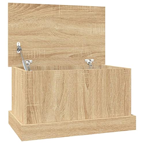 vidaXL Truhe Sonoma-Eiche 50x30x28 cm Holzwerkstoff