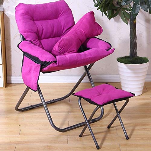 Klappliegestuhl, Zu Hause Wohnzimmer Faul Sofa Hocker, Geeignet for Küche, Bad, Schlafzimmer, Kind Oder Erwachsenen (Color : D3)