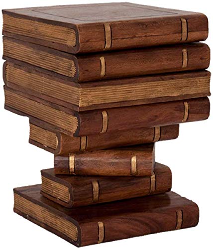 Asiatika-Online.de Buch Design Tisch HOCKER TRUHE Box BÜCHER Holz MASSIV Asia Asien NEU China BG '3