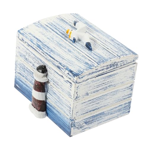 VOSAREA Box Kleine Holz Mini Schatztruhe Vintage Fotobaum Halter Für Bilder Schmuckbehälter Tablett Dekorationen Retro Tischdekoration Schmucketui