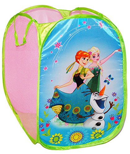 alles-meine.de GmbH Faltbare Aufbewahrungsbox/Wäscheb ox - Frozen - die Eiskönigin - mit Henkel - für Kinder Kiste Box - aus Nylon - Truhe/Spielzeugbox Spielzeugkiste Sp..