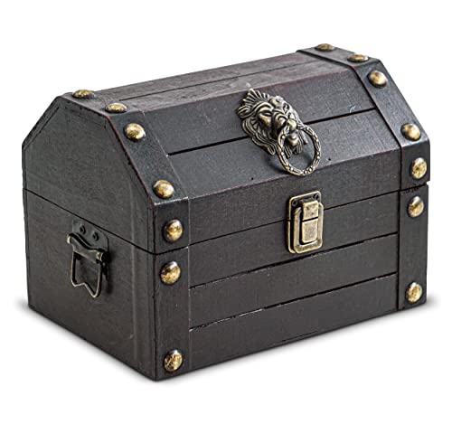 DARO Design   Schatztruhe, Schatzkiste,, Piratenkiste, Geschenk Box Deckel 22x16x16 cm