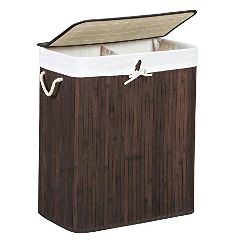 Wäschesammler 3 Fächer Wäschebox Wäschesortierer Wäschekorb Wäschesack Faltbar 