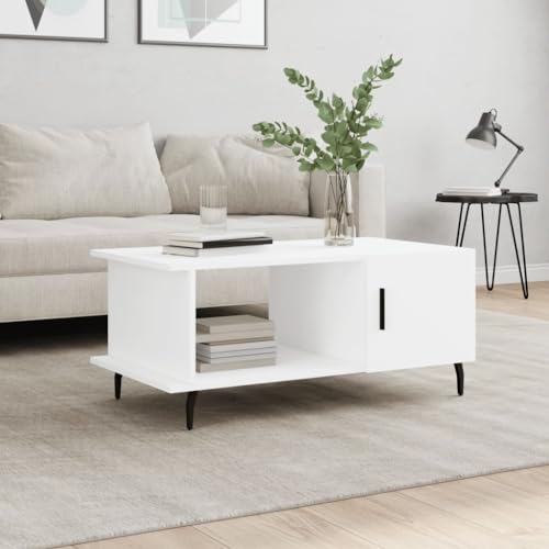 BaraSh Couchtisch Weiß 90x50x40 cm Holzwerkstoff Couchtisch Truhe Couchtisch Klein