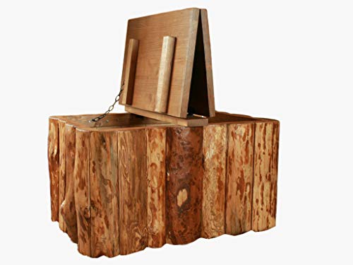 Tisch Designer Kaffeetisch Holz Kiste Rustikal Unikat Länge: 80 Höhe: 45 Tiefe: 55
