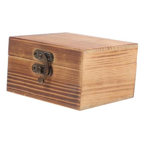 KOMBIUDA Box Vintage Schmuckkästchen Schmuck Organizer Etui Schmuck Etui Truhen Etui Hochzeitsbevorzugungs Etui Brillen Aufbewahrungsetui Mit Deckel Korb Aufbewahrungsbehälter