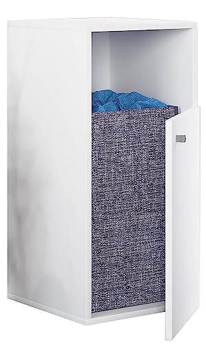 VCM Holz Wäscheschrank | Wäschetruhe | Wäschekorb | Maße ca. H. 74 x B 40 x T. 39 cm – Dreso L 1f