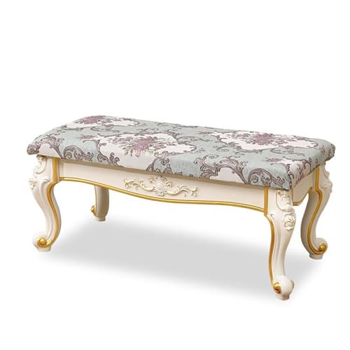 ZQKJLH Sitzhocker mit Stauraum Polsterbank Vanity Stuhl Sitztruhe belastbar Couchtisch Fußbank Truhen Aufbewahrungsbox faltbar Sitzwürfel Fußhocker mit Deckel für Wohnzimmer Schlafzimmer(Gold,60cm)