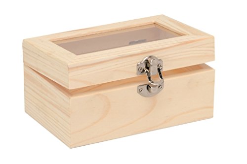 Glorex Holzbox, Andere, Natur, 15 x 10 x 7,5 cm