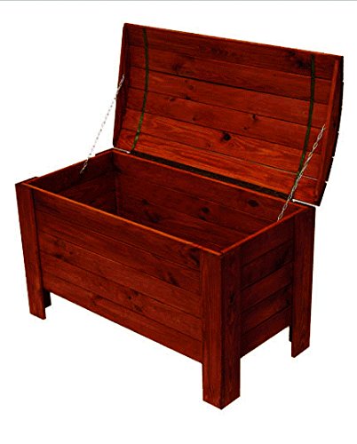 Truhen Holzkiste Truhe Truhen Sitztruhe Wäschetruhe Schatzkiste Piratentruhe Serie B (B-16, Braun)