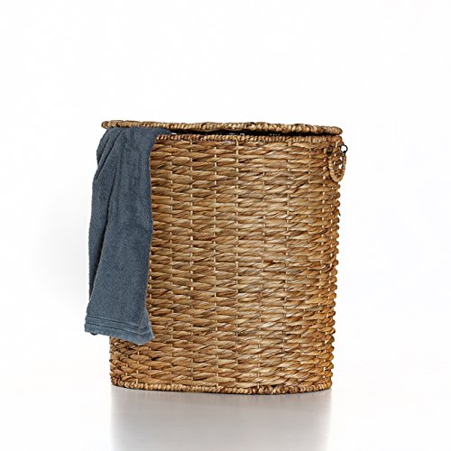 Casa Mina Wäschekorb Wäschebox Wäschesammler aus Wasserhyazinthe  Timor  44cm