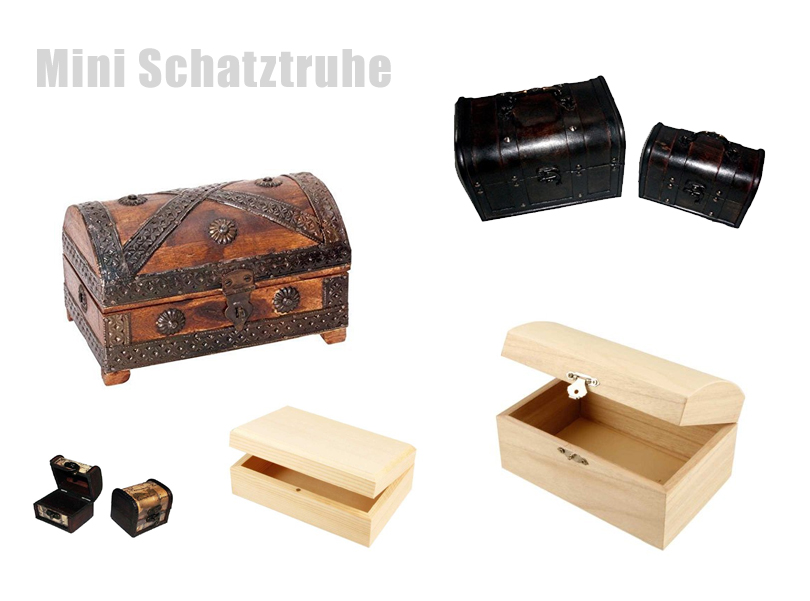 1zu12 Mini Schatztruhe Holzkiste Mini Schatzkiste Holz Zubehör Mini Kiste 1:12 